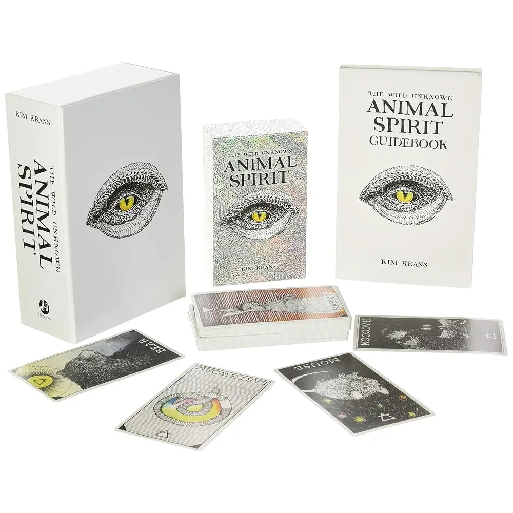 The Wild Unknown Animal Spirit Deck and Guidebook (Official Keepsake Box Set) by Kim Krans - Tarot