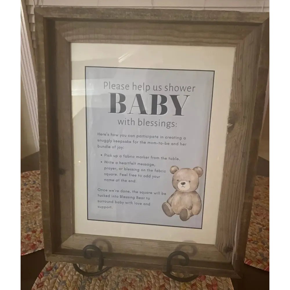 Toffee Blessing Bear® Baby Shower Bundle Prayer Bear