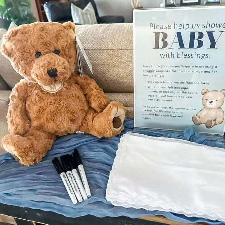 Toffee Blessing Bear® Baby Shower Bundle Prayer Bear