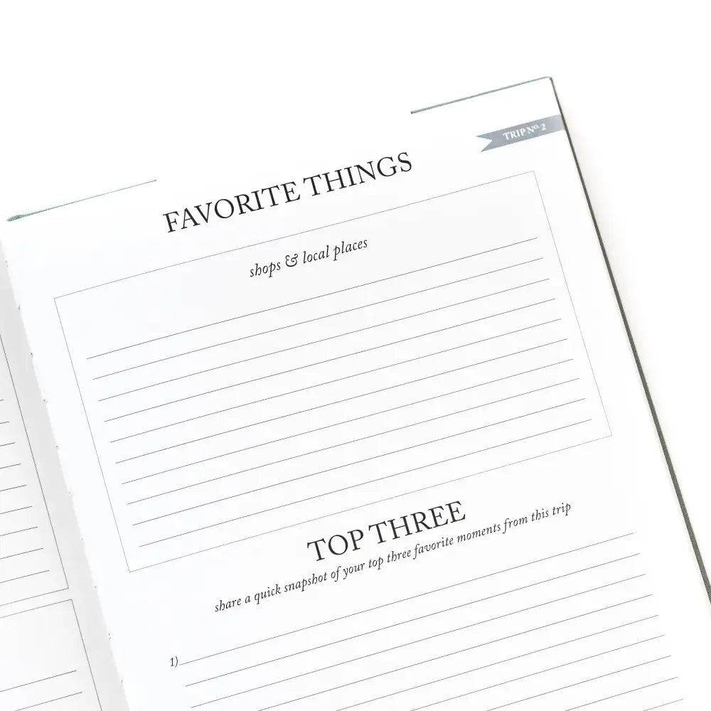 Travel Journal Book - Journal