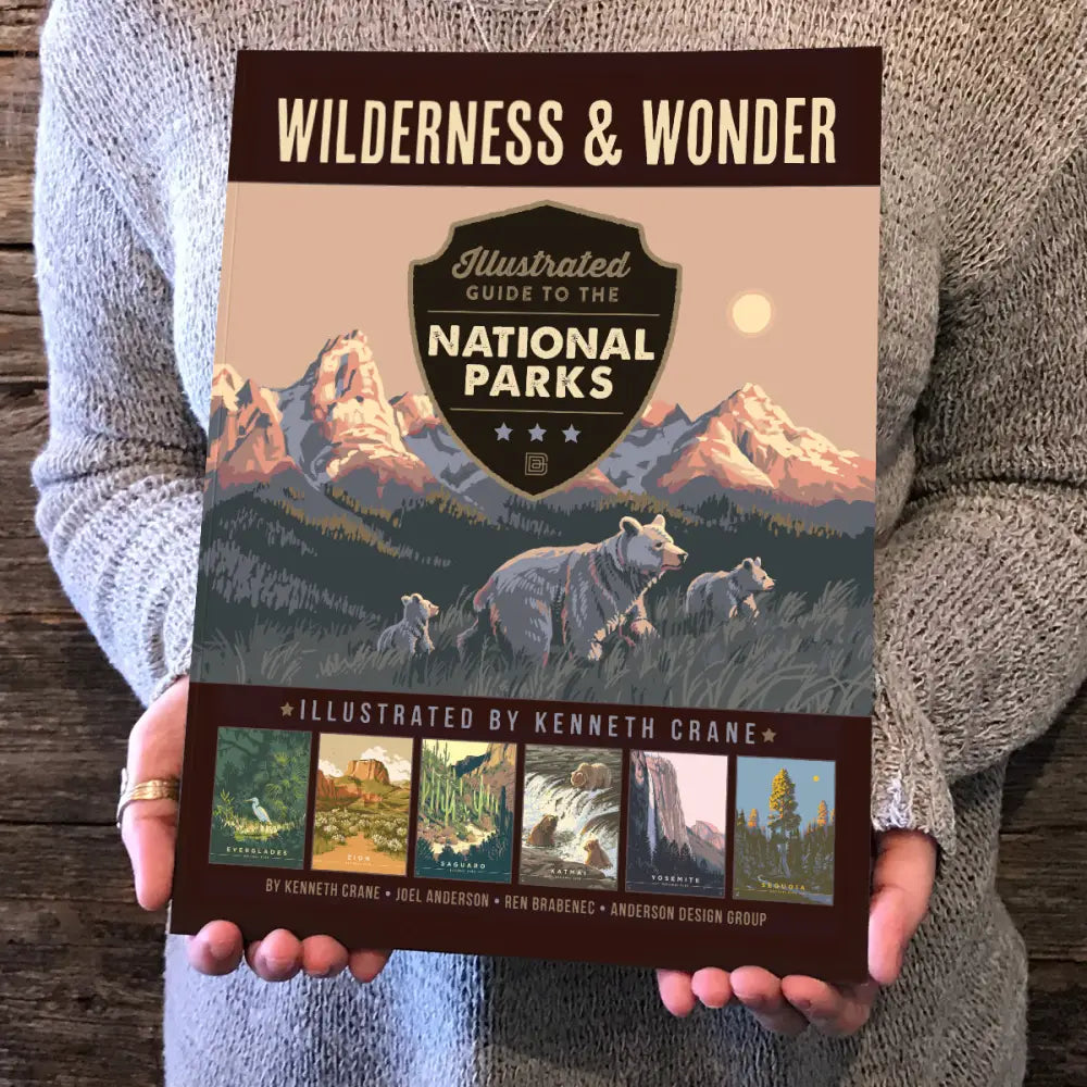 ** Wilderness & Wonder: An Illustrated Guide to the National Parks SOFTCOVER Book Books and Gifts