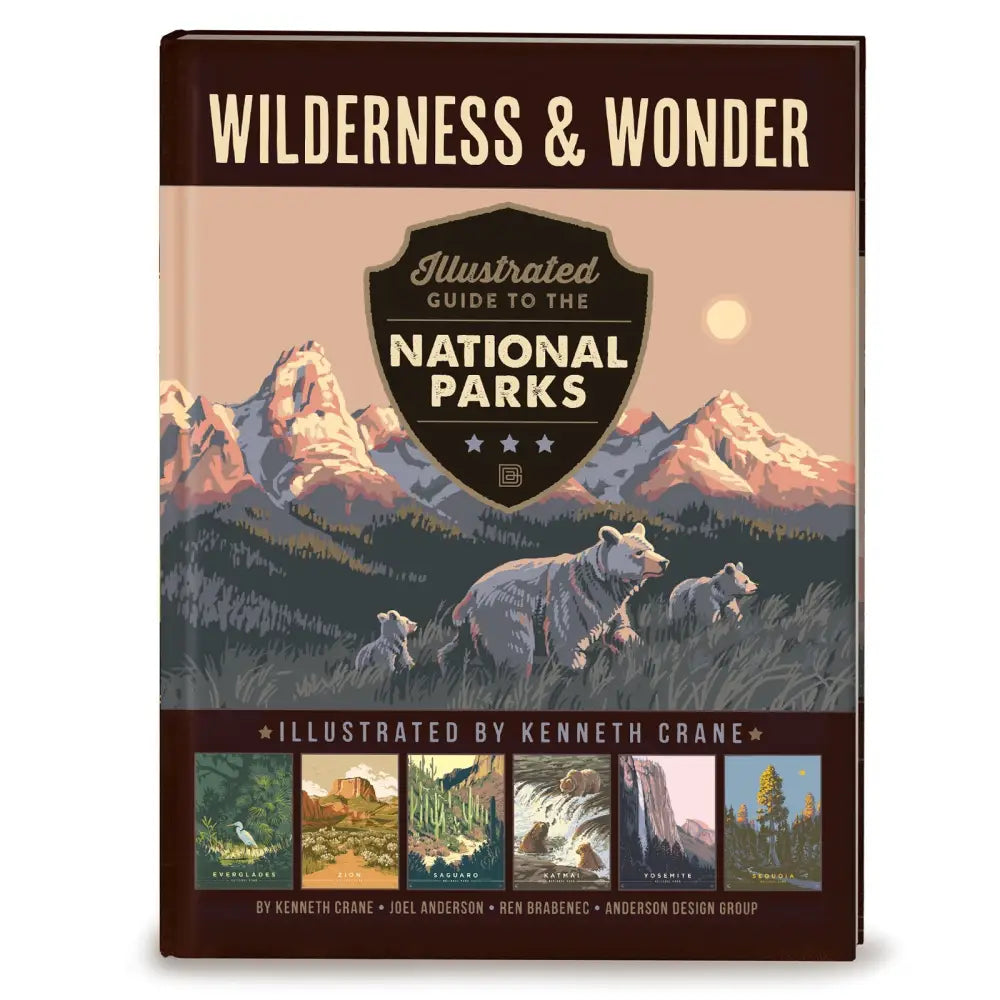 ** Wilderness & Wonder: An Illustrated Guide to the National Parks HARD COVER Book Books and Gifts