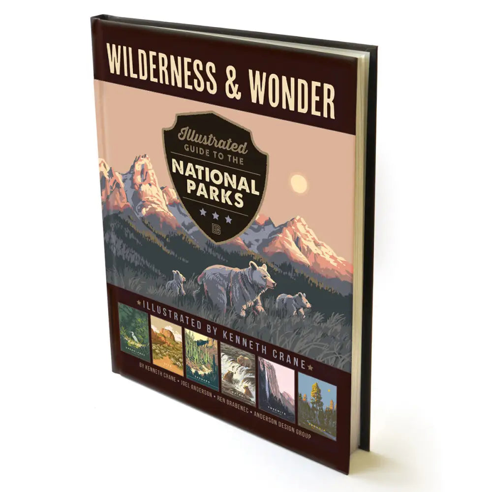 ** Wilderness & Wonder: An Illustrated Guide to the National Parks HARD COVER Book Books and Gifts