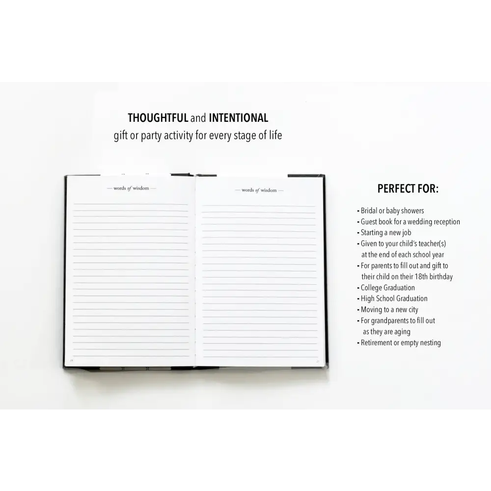 Words of Wisdom Inspirational Journal - Journal