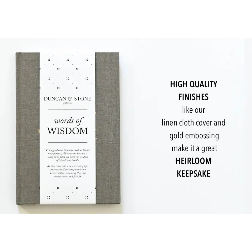 Words of Wisdom Inspirational Journal - Journal