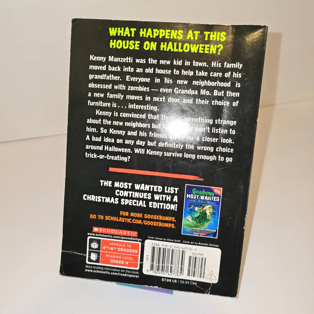 Zombie Halloween (Goosebumps Most Wanted: Special Edition #1) (1) by R. L. Stine - Used - Children’s Book