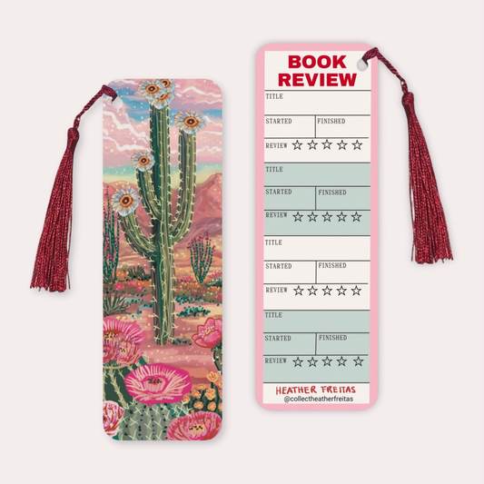 Desert Paradise Soft Touch Premium Bookmark
