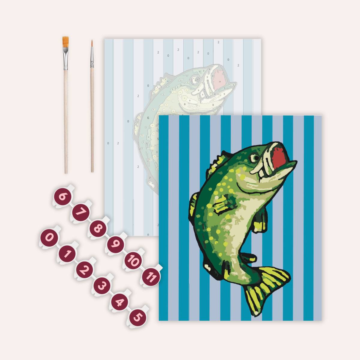 Bass - Paint by Numbers Kit
