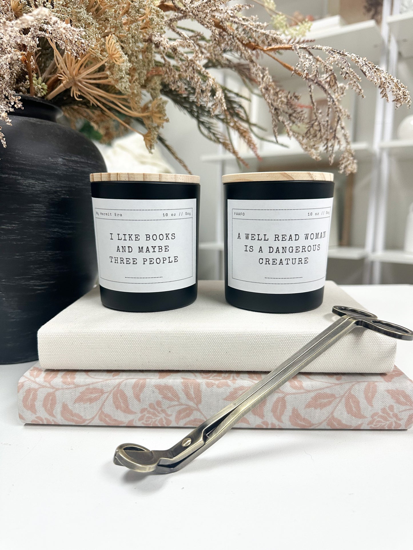 Funny Book Lover Candle