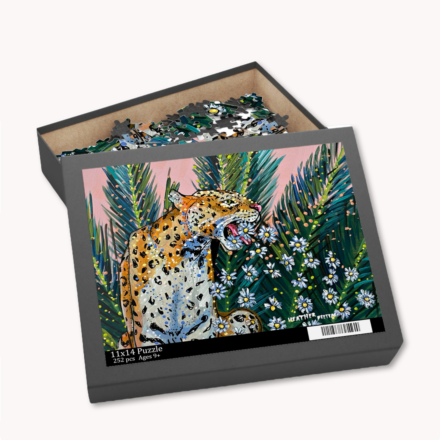 Jaguar Daisy Fine Art Puzzle