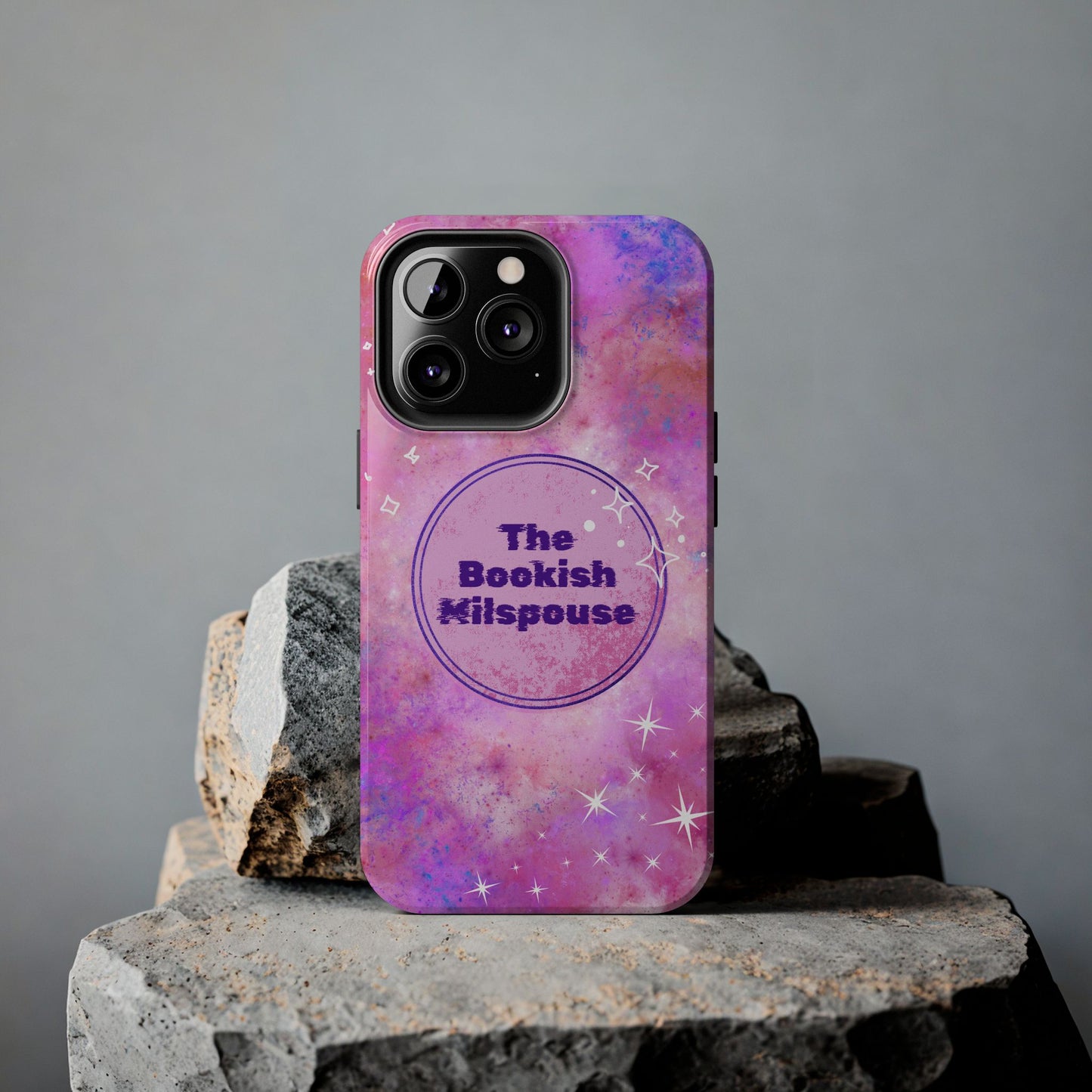 The Bookish Milspouse Pink Sky Tough Phone Cases - Creative By Sanchez