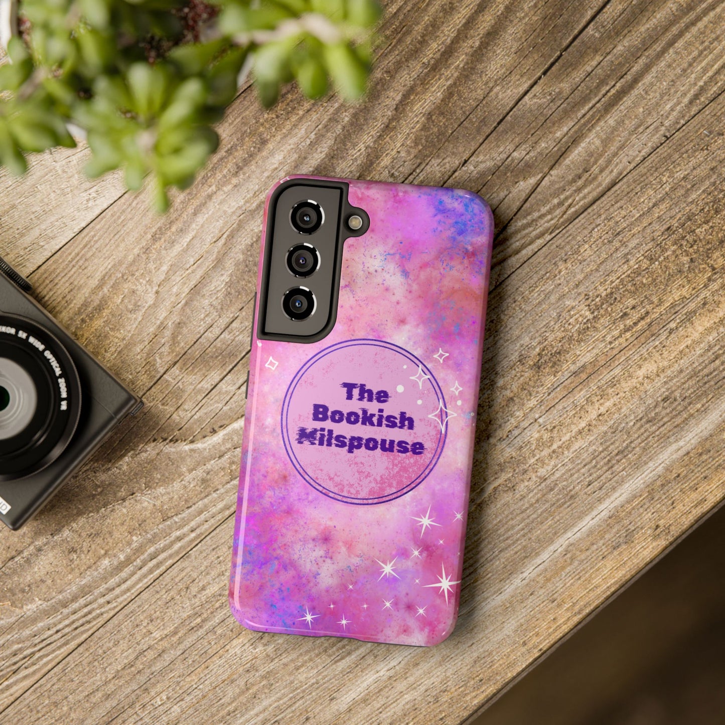 The Bookish Milspouse Pink Sky Tough Phone Cases - Creative By Sanchez