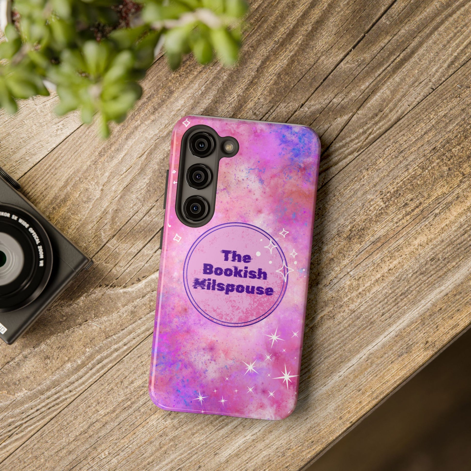 The Bookish Milspouse Pink Sky Tough Phone Cases - Creative By Sanchez