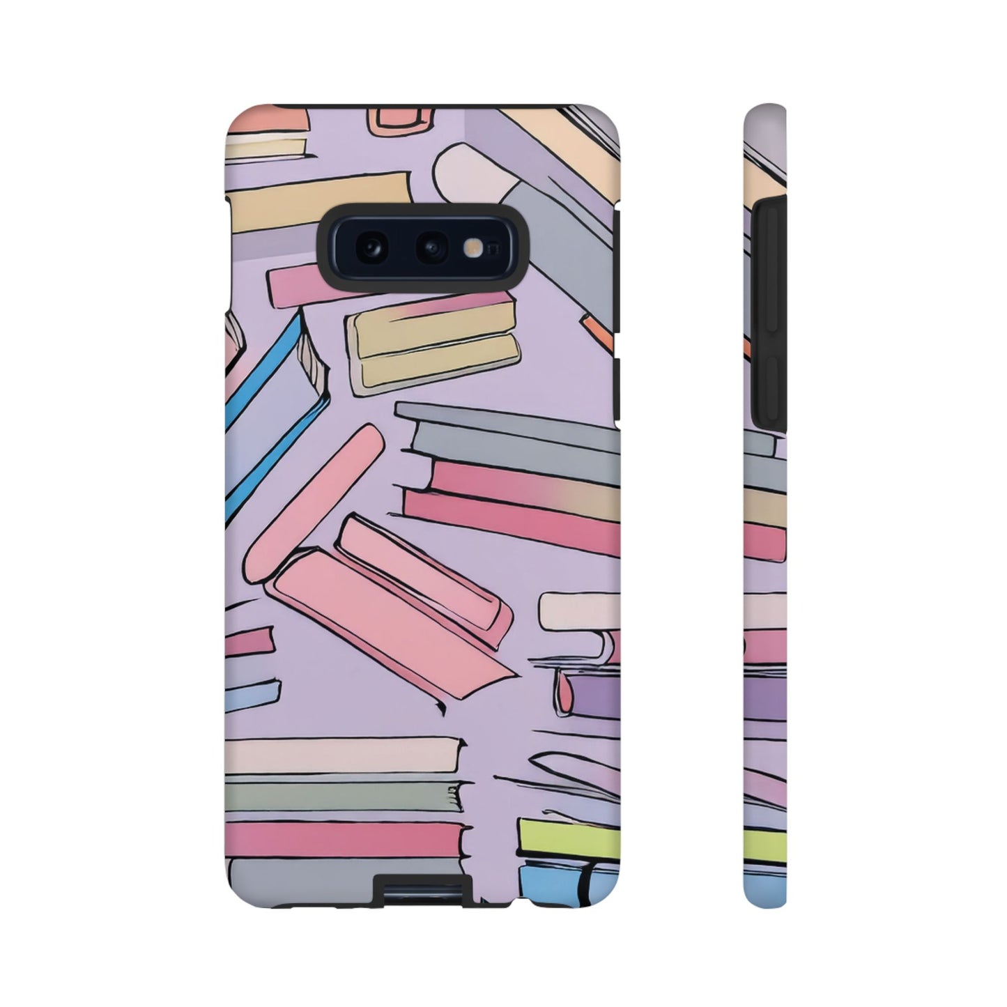 Books Pattern Tough Cases for Most Phone Types