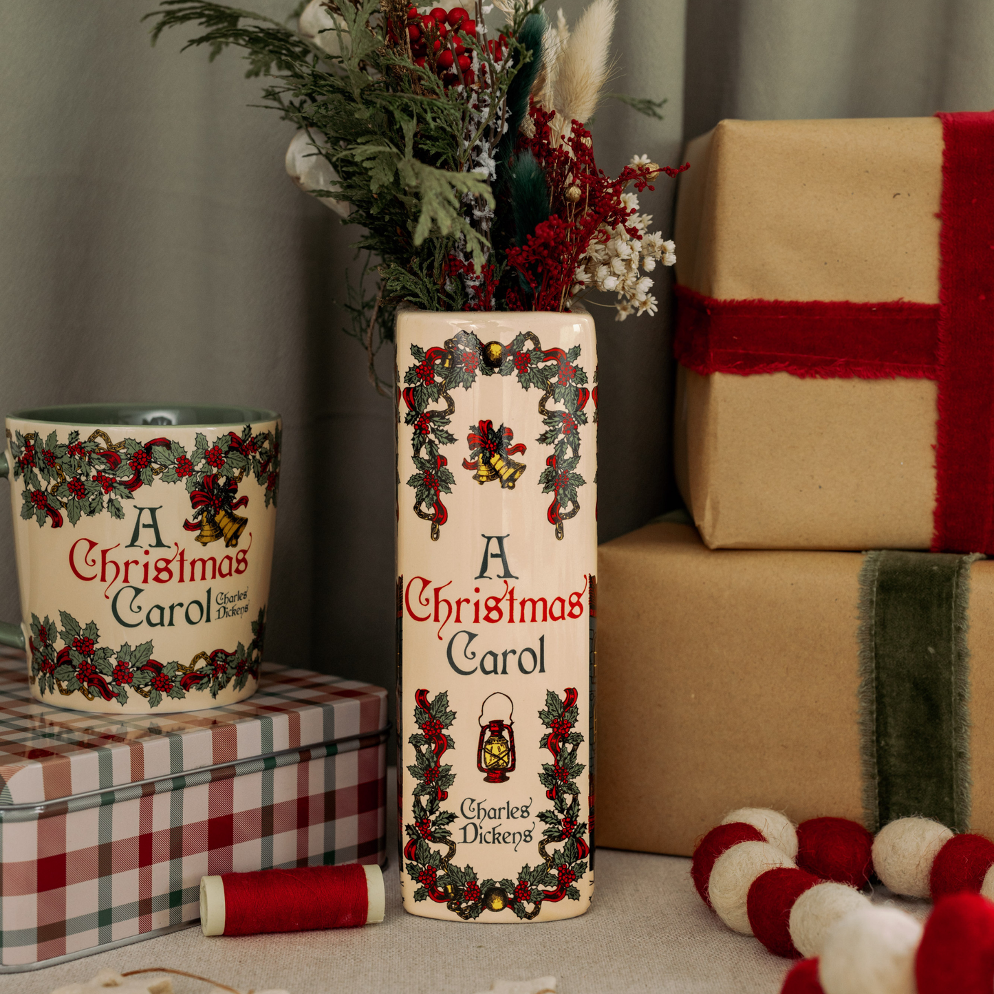 Large Book Vase, A Christmas Carol