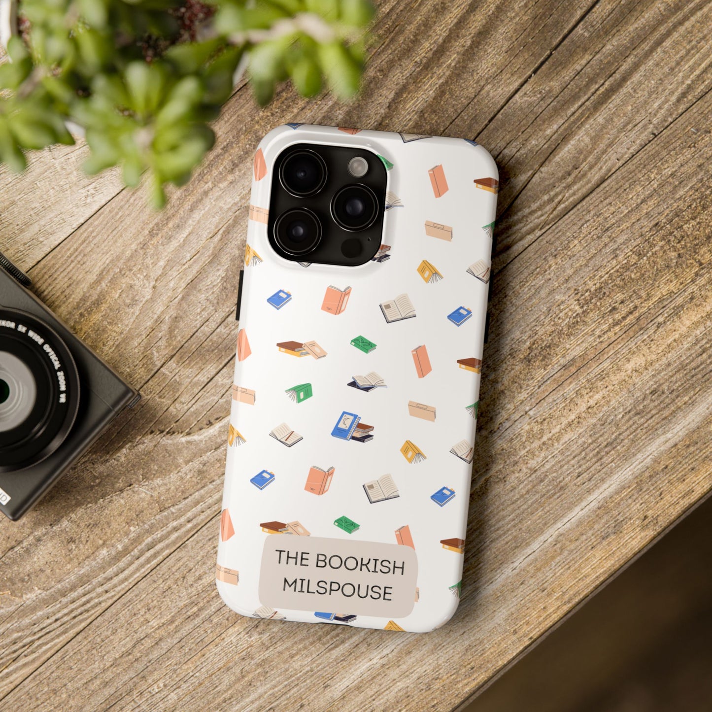 The Bookish Milspouse Tough Phone Cases - Creative By Sanchez