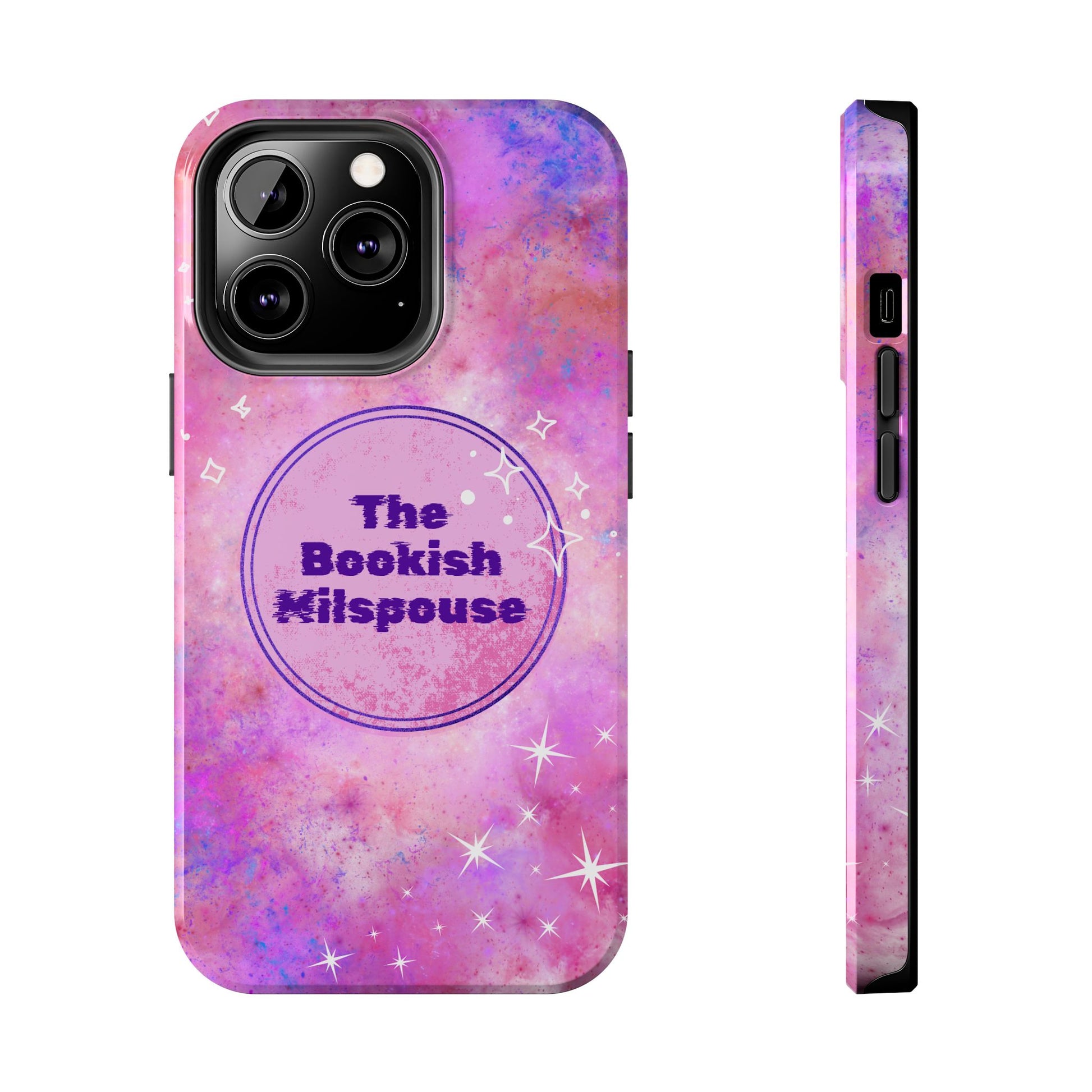 The Bookish Milspouse Pink Sky Tough Phone Cases - Creative By Sanchez