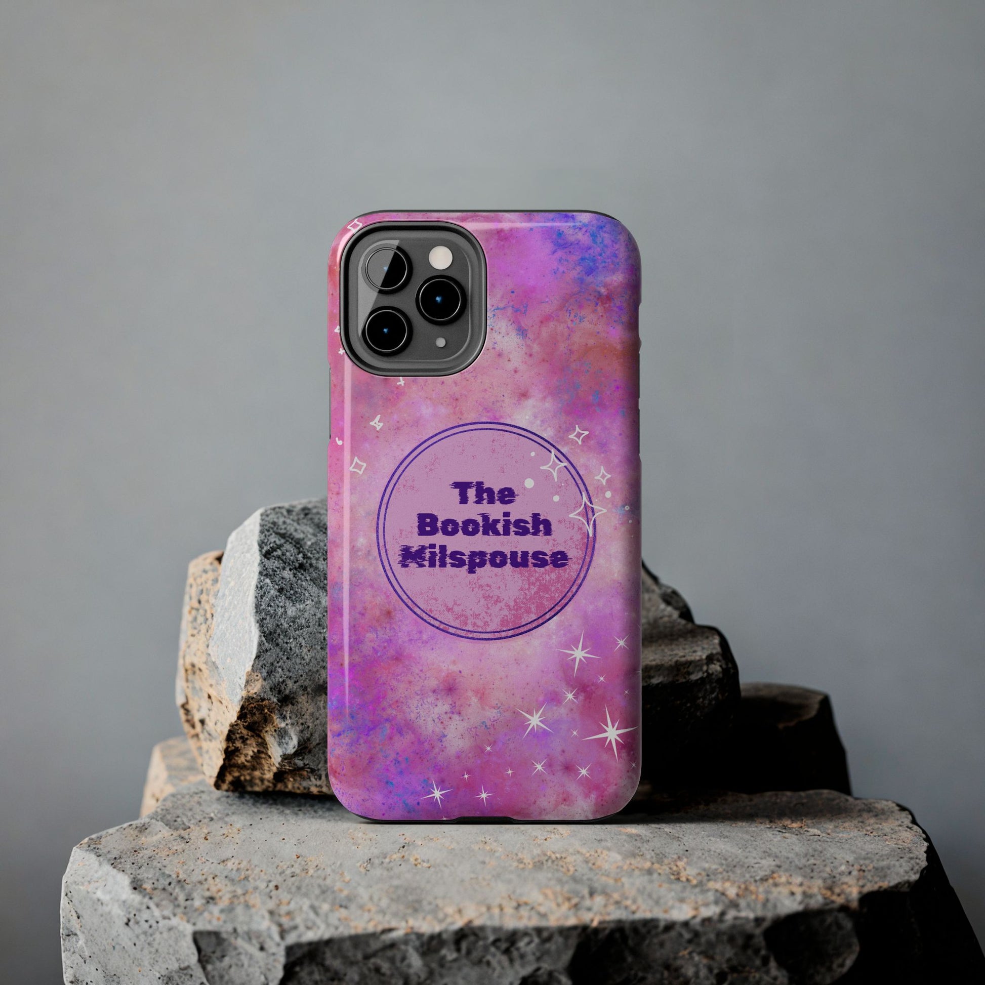 The Bookish Milspouse Pink Sky Tough Phone Cases - Creative By Sanchez