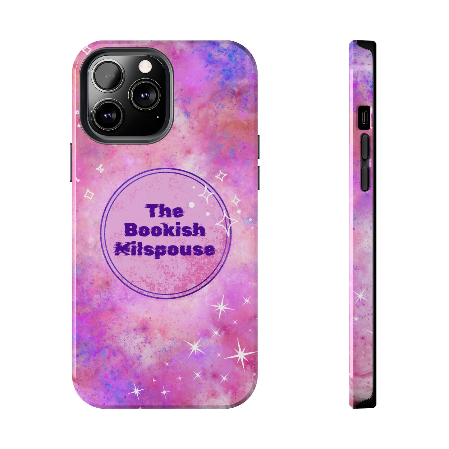 The Bookish Milspouse Pink Sky Tough Phone Cases - Creative By Sanchez