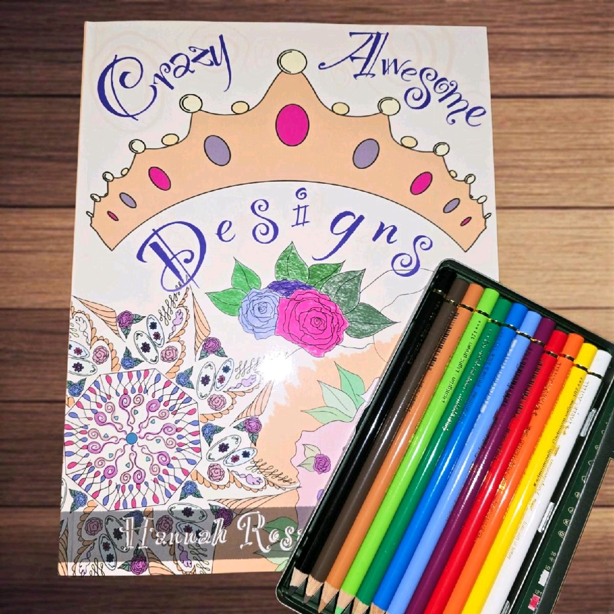 Crazy Awesome Designs All Ages Coloring Book Paperback