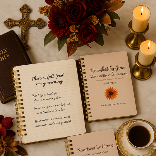 Mercies Fall Fresh – Autumn-Inspired Faith-Based Notebook