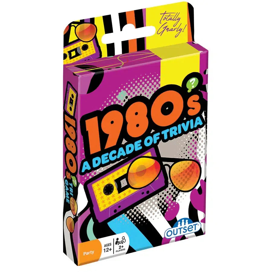 1980s A Decade of Trivia Card Game Outset