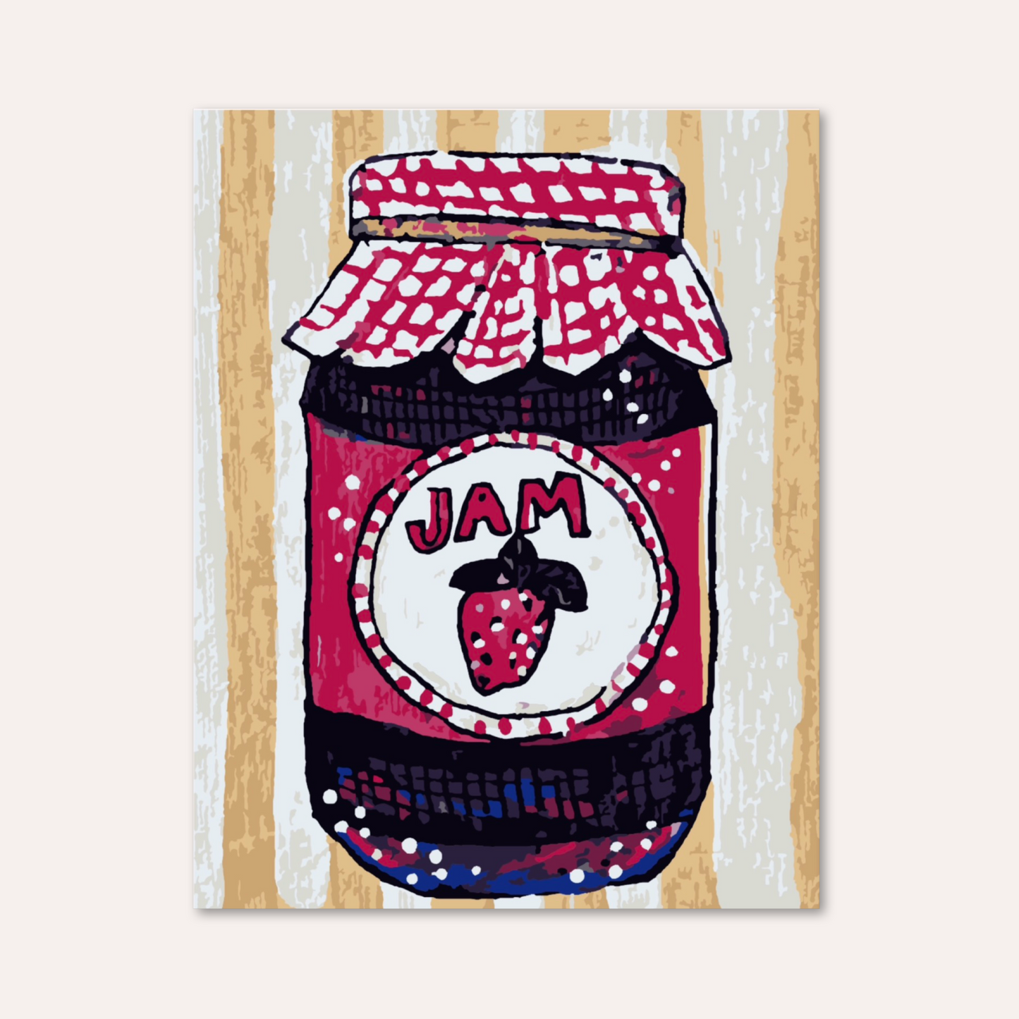 Strawberry Jam - Paint by Numbers Kit