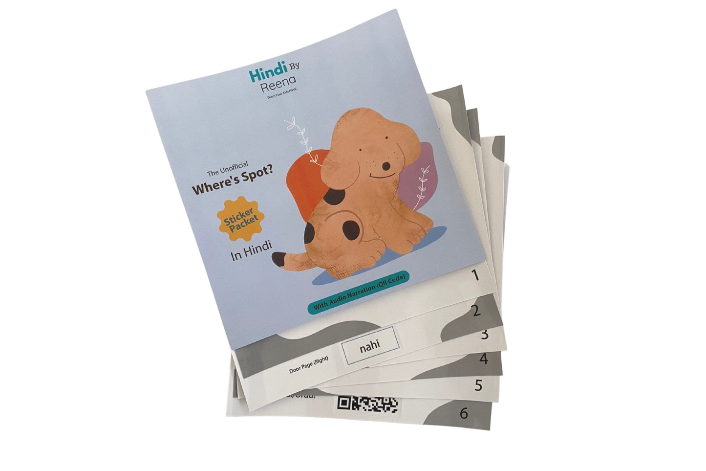 The Unofficial "Where's Spot" Hindi Sticker Packet (With AUDIO)