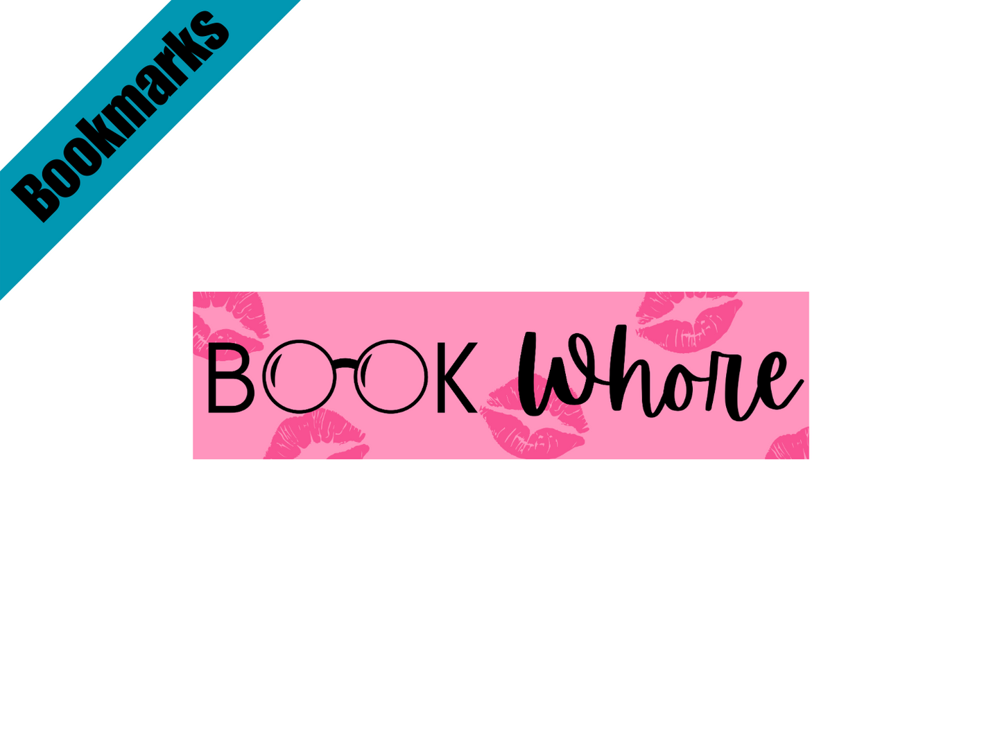 Book Whore Bookmark | Laminated Bookmark | Funny Bookish Gift | Sassy Page Marker | Aesthetic Reading Accessory