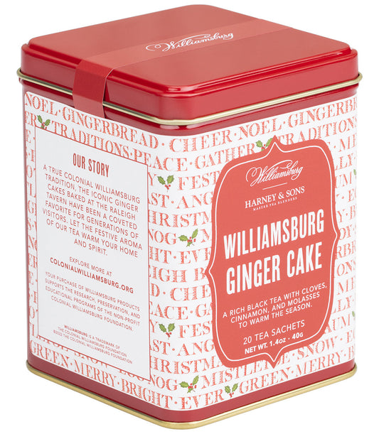 Williamsburg Ginger Cake Tin of 20 Sachets Sachets / Tin of 20 Sachets