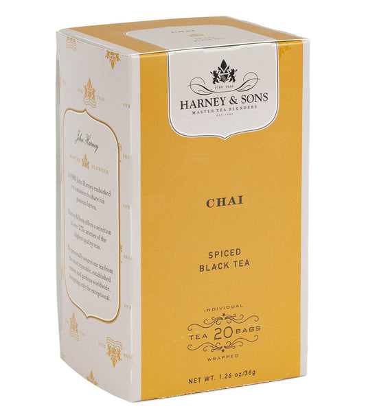 Chai, caja de 20 bolsitas de té premium