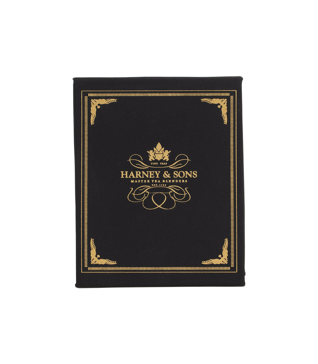 Harney Heritage – Bolsita de té de hierbas y descafeinado, muestrario, caja negra