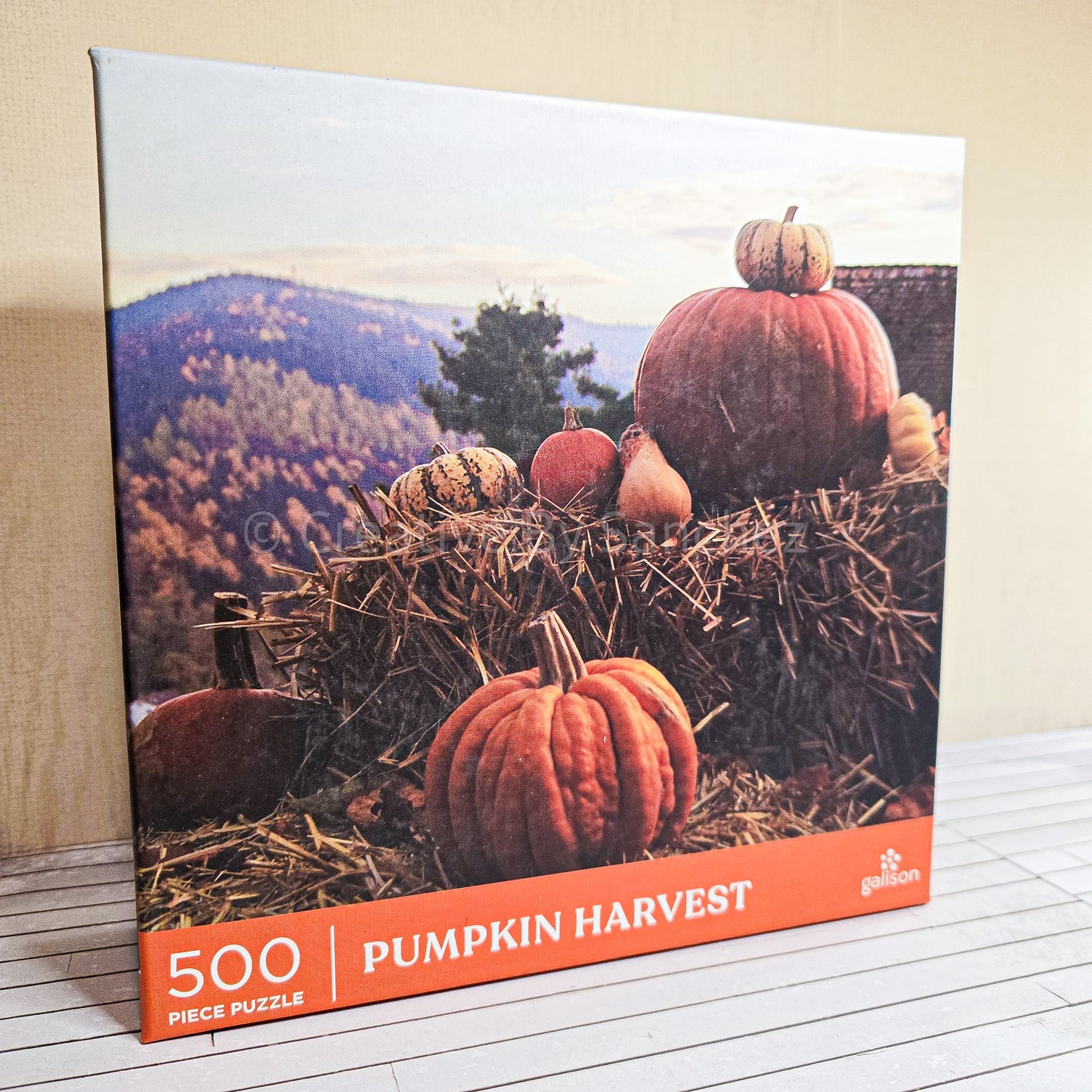 Autumn Holiday Festive Pumpkin 500 Piece Puzzles - Assorted - Creative By Sanchez