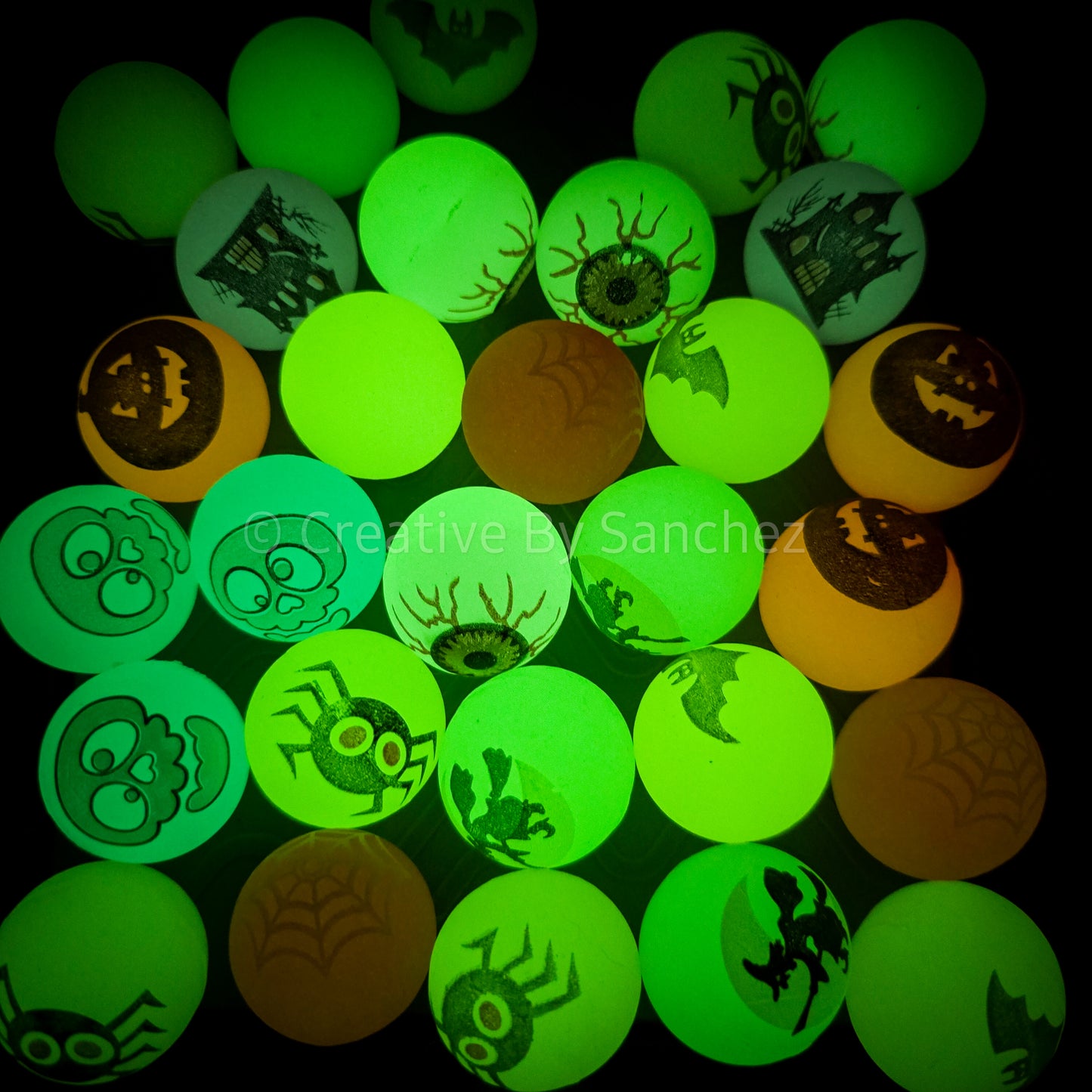 Glow-in-the-Dark Bouncy Balls - Creative By Sanchez