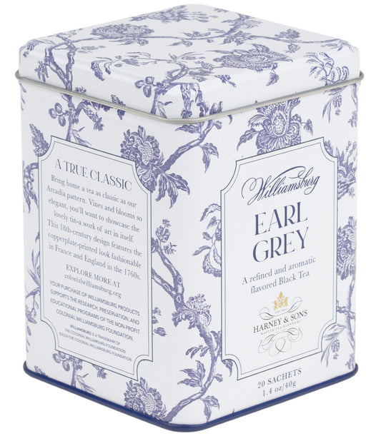 Williamsburg Earl Grey, lata de 20 sobres