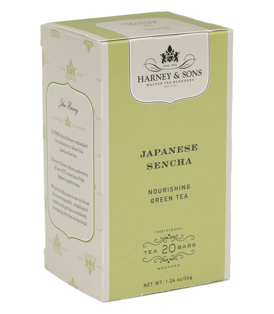 Té Sencha Japonés, Caja de 20 Bolsitas Premium