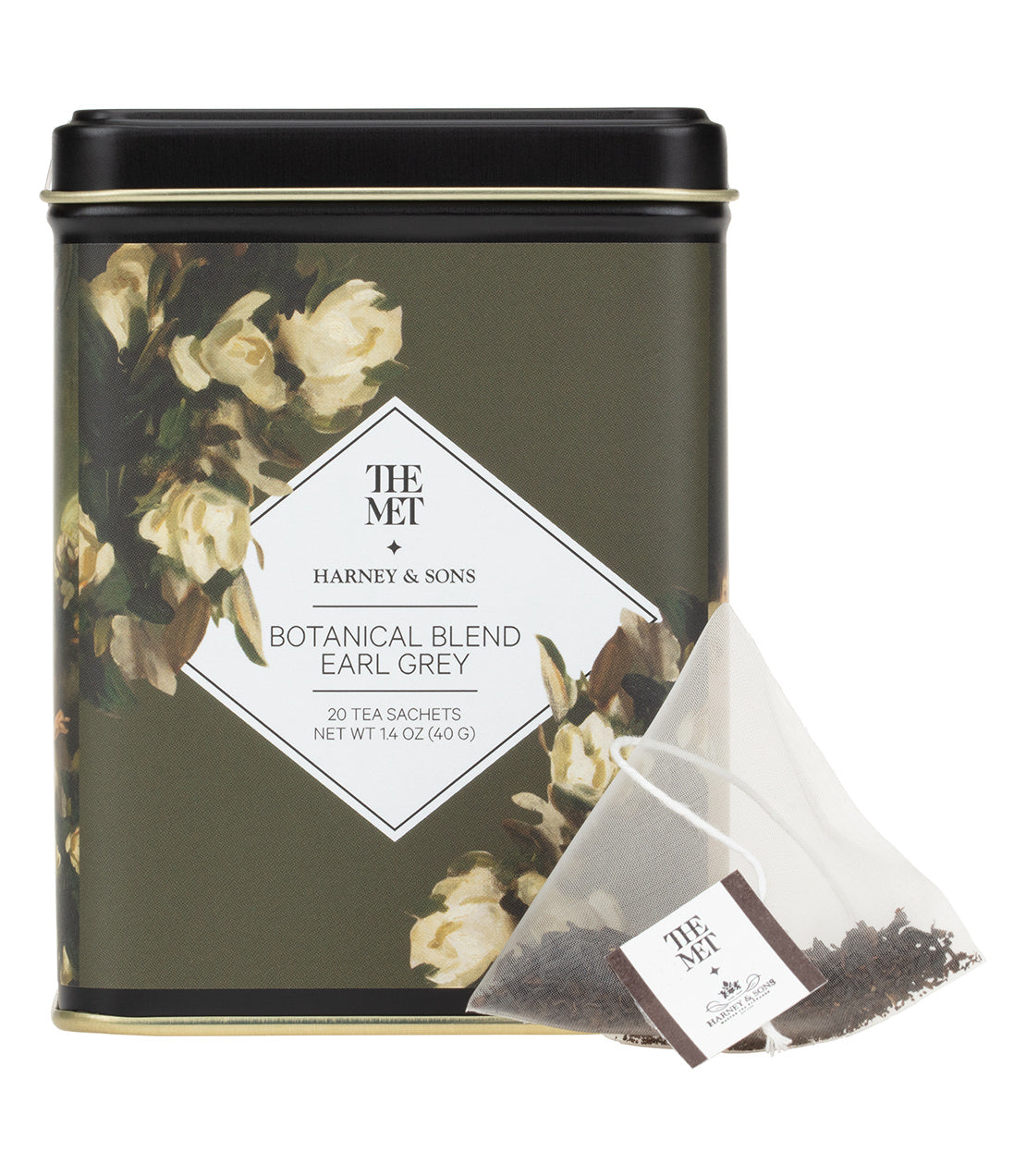 Mezcla botánica Earl Grey, lata de 20 sobres