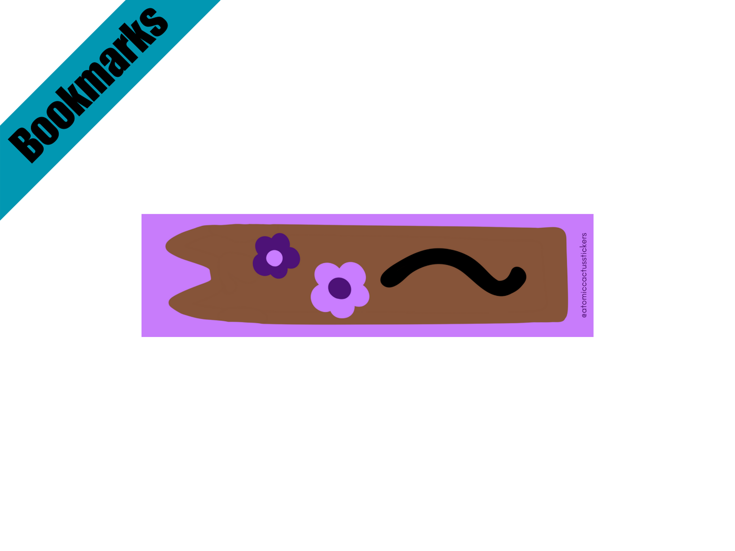 Less People, More Cats Bookmark | Floral Cat Design | Funny Bookish Gift | Laminated Bookmark for Cat Lovers