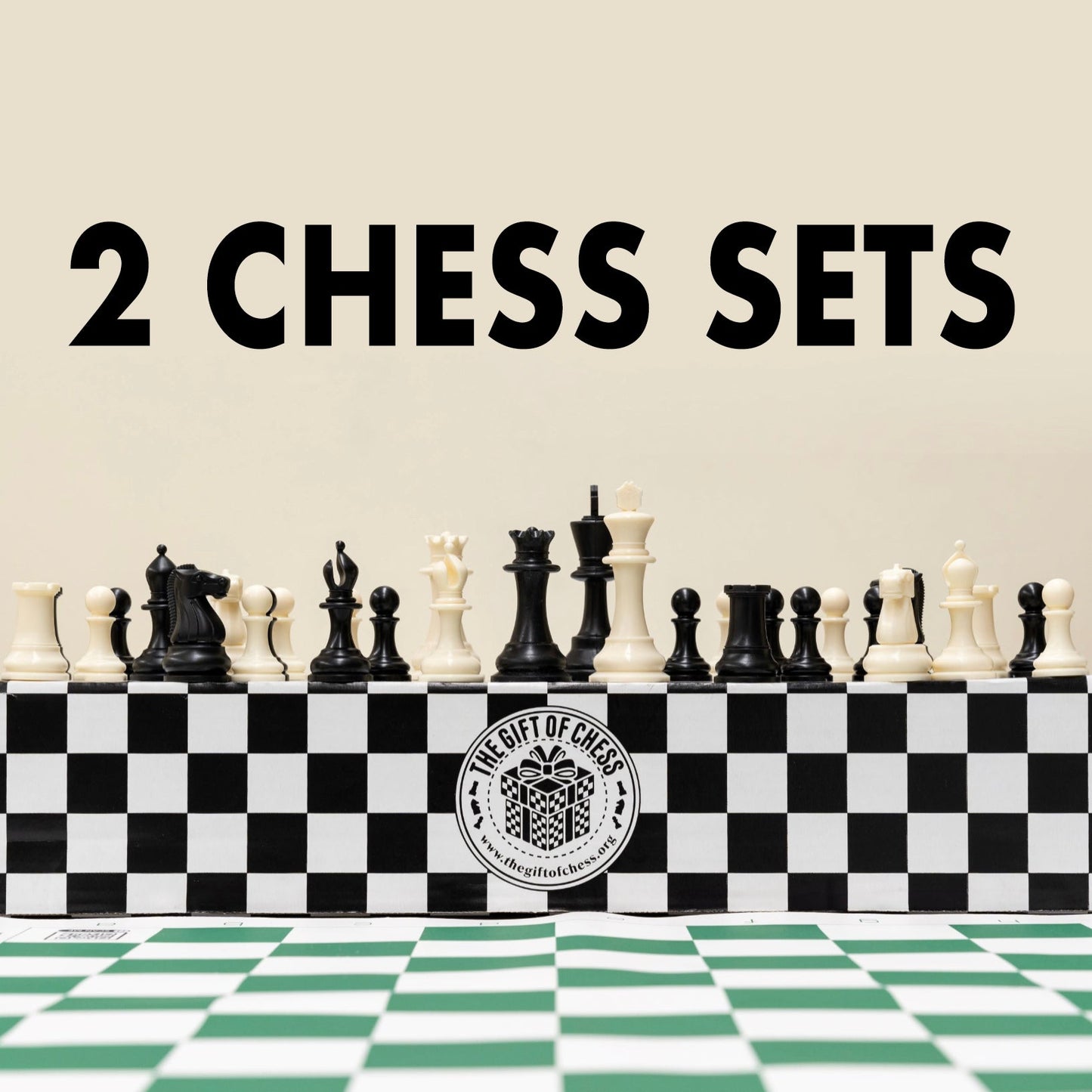 The Gift of Chess - 2 Lightweight Chess Sets