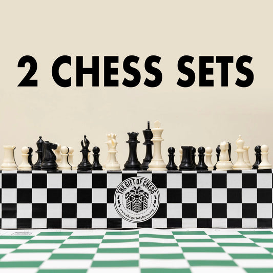 The Gift of Chess - 2 Lightweight Chess Sets