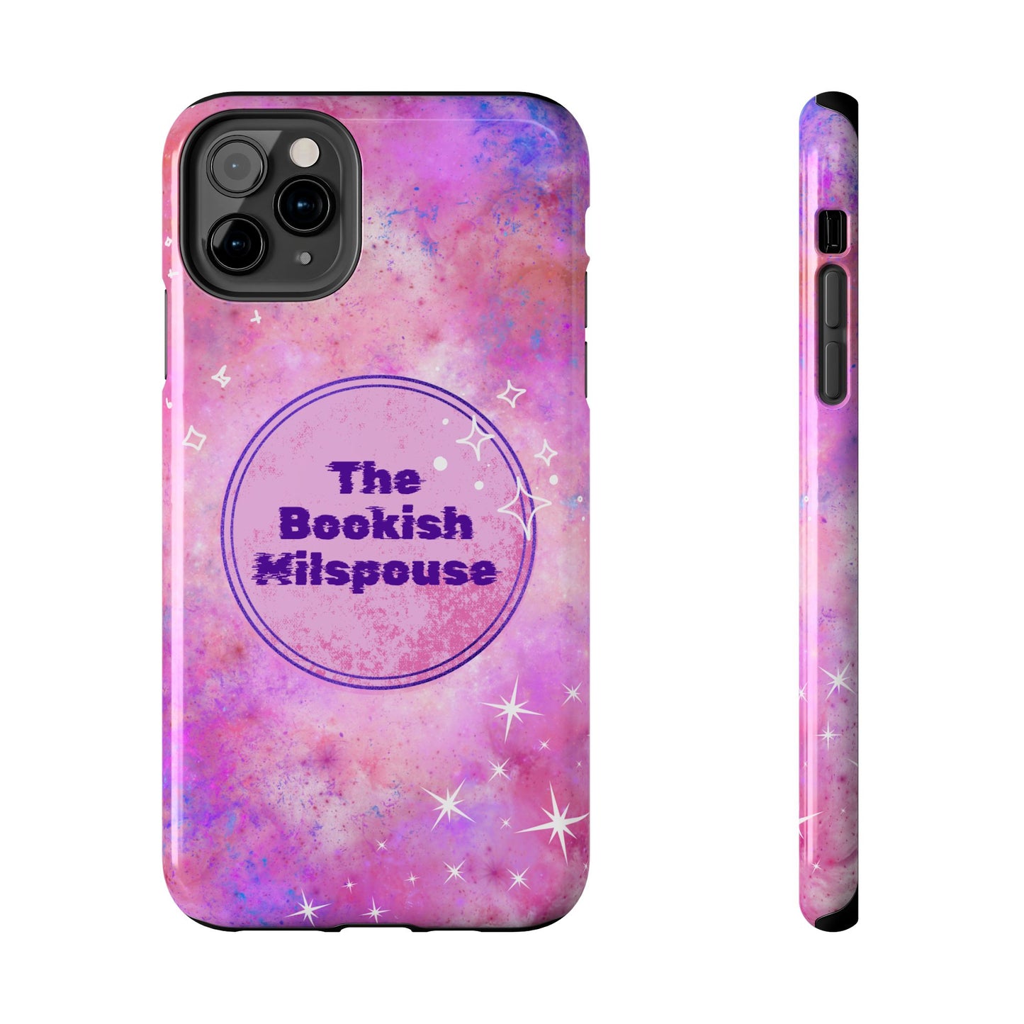 The Bookish Milspouse Pink Sky Tough Phone Cases - Creative By Sanchez