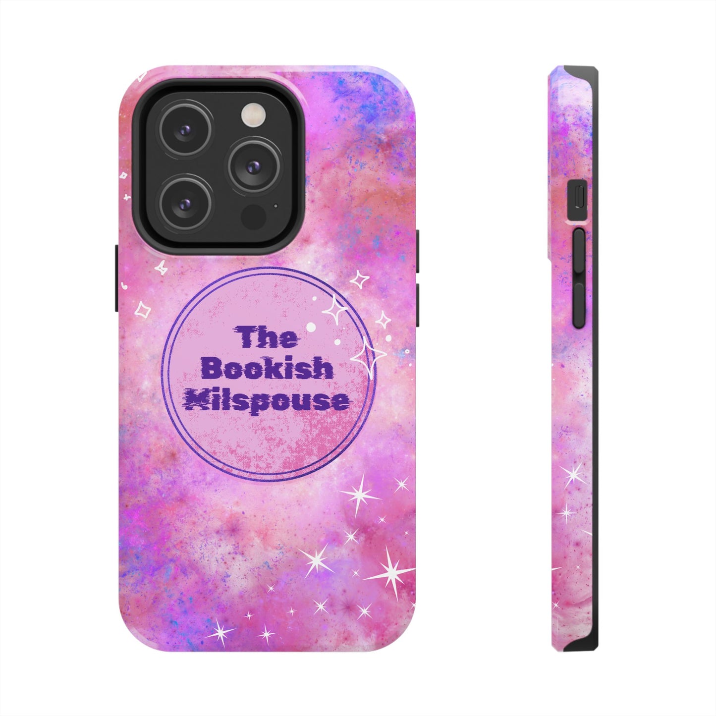 The Bookish Milspouse Pink Sky Tough Phone Cases - Creative By Sanchez