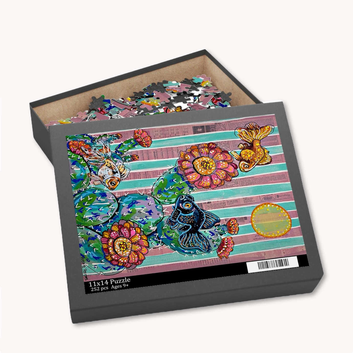 Cactus Goldfish Fine Art Puzzle