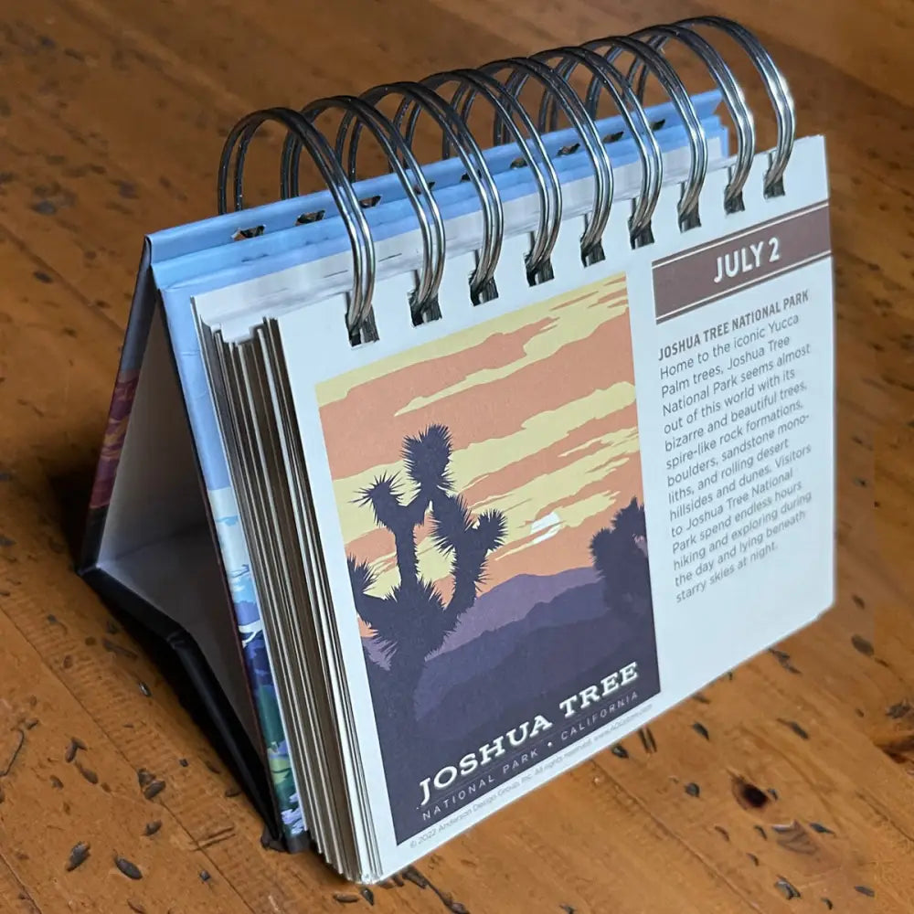 365 Day Desktop Flip Calendar: National Parks (Best Seller!) Books and Gifts