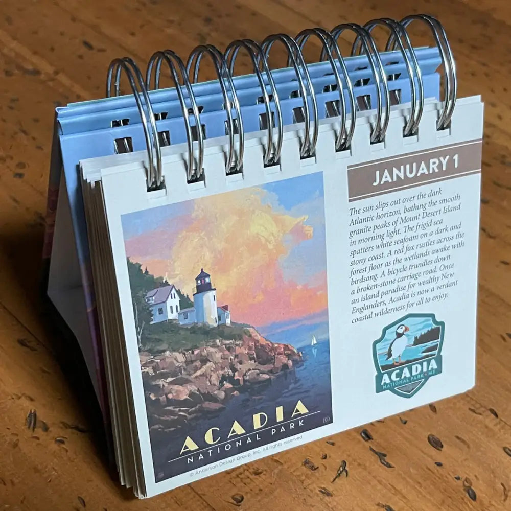 365 Day Desktop Flip Calendar: National Parks (Best Seller!) Books and Gifts