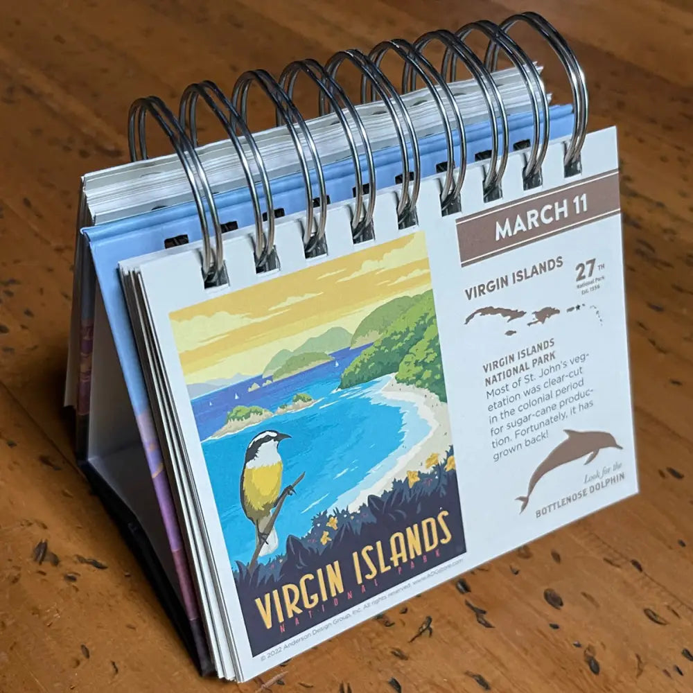 365 Day Desktop Flip Calendar: National Parks (Best Seller!) Books and Gifts
