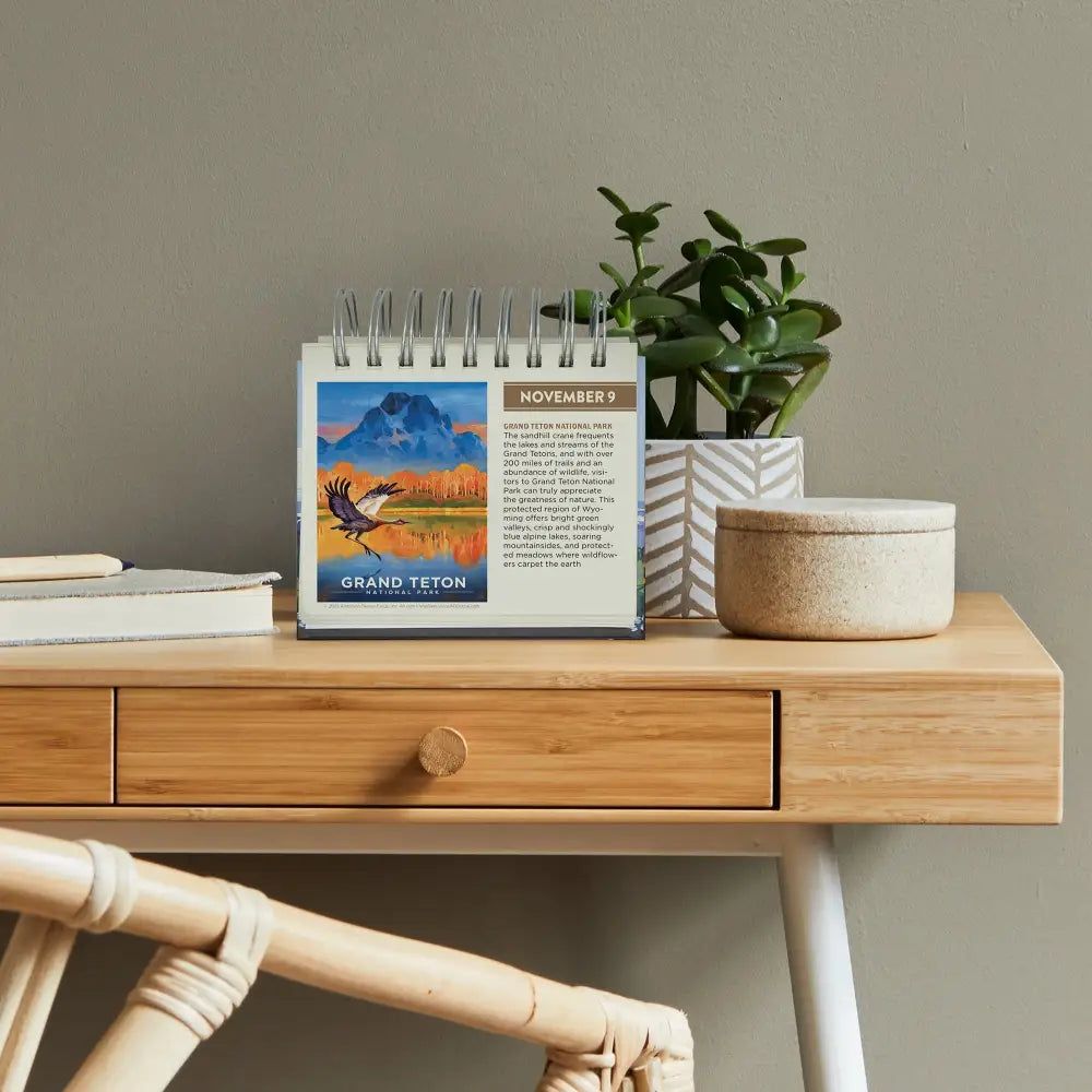 365 Day Desktop Flip Calendar: National Parks (Best Seller!) Books and Gifts