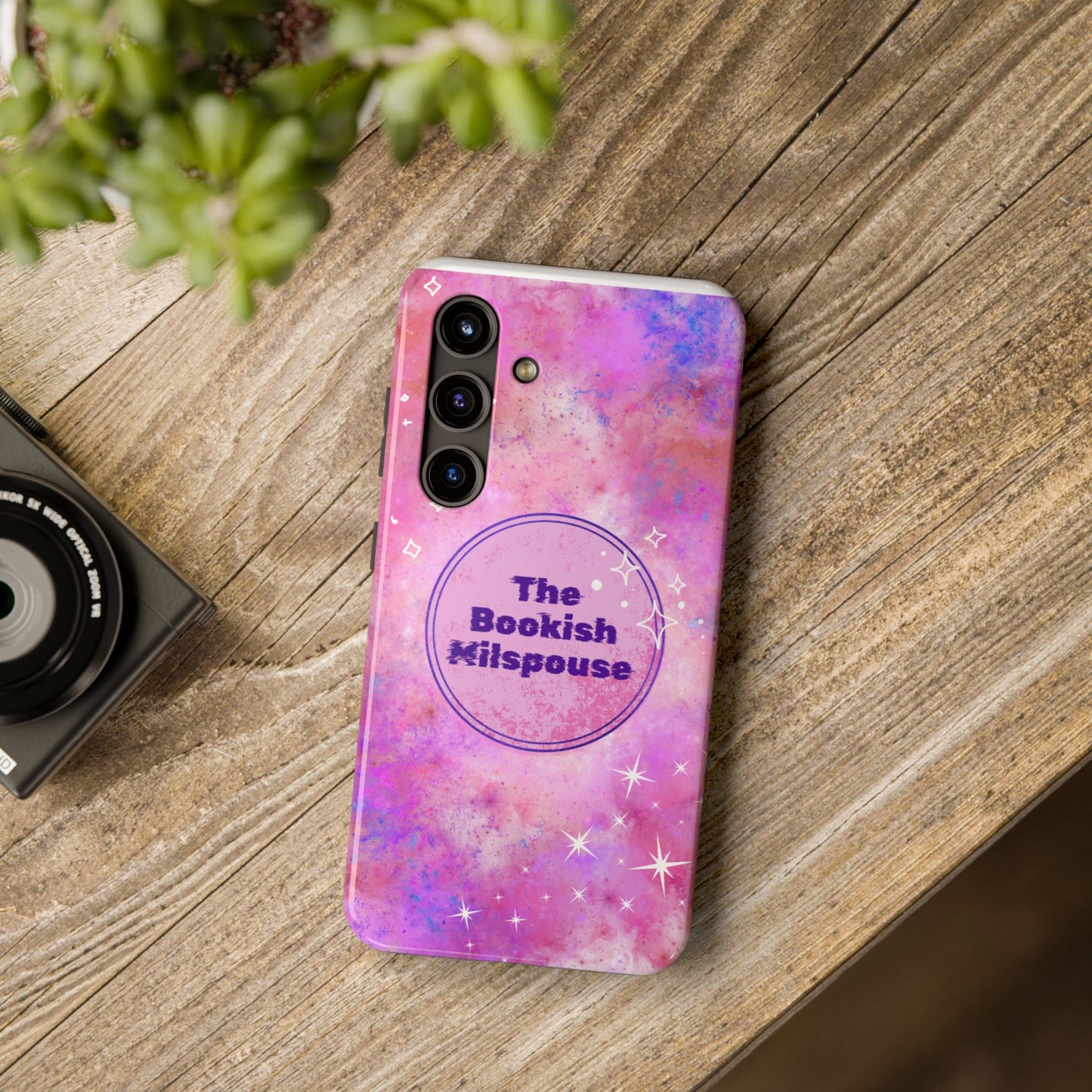 The Bookish Milspouse Pink Sky Tough Phone Cases - Creative By Sanchez