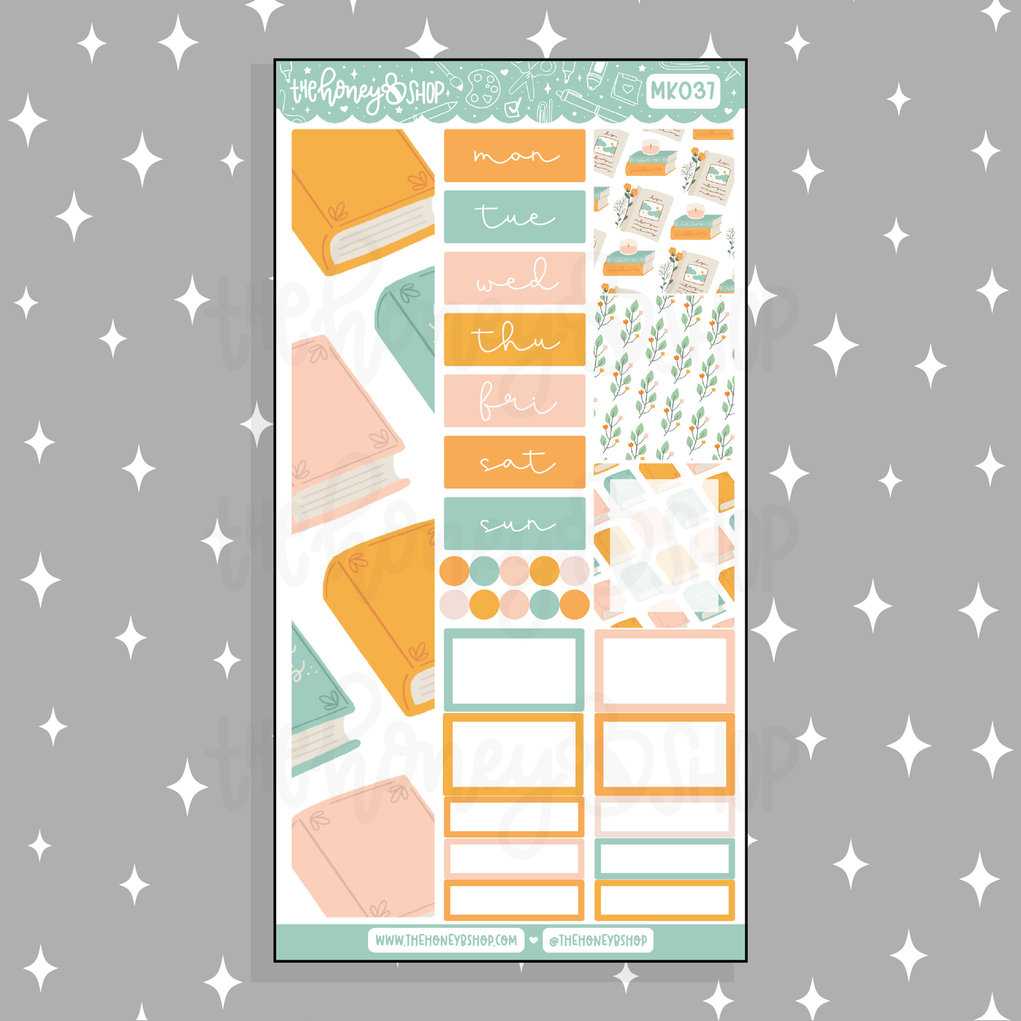 Cozy Bookish BEE6 Monthly Kit | Fits BEE6 TRP Planner