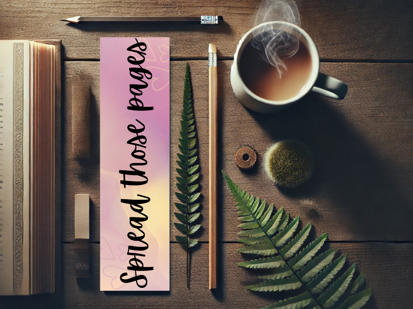 Spread Those Pages Bookmark | Spicy Bookish Gift | Smutty Romance Bookmark | Laminated Bookmark | Book Girlie Merch